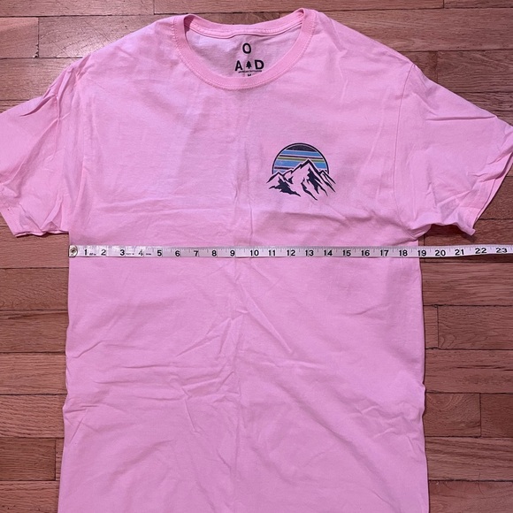 American Outdoors Pink Graphic Men’s T-Shirt M - Picture 7 of 8
